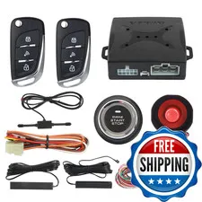 Easyguard Ec003N-V Car Burglar Alarm Security System Pke Passive Keyless Entry