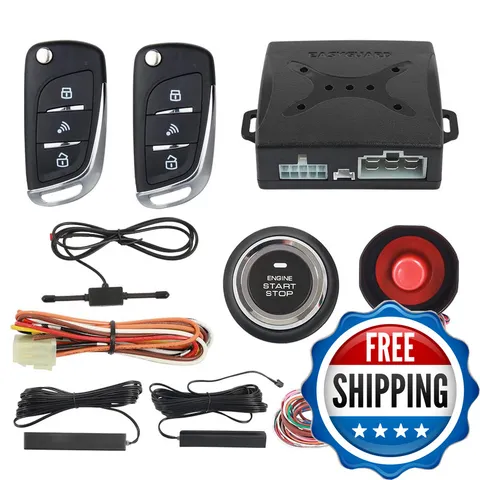 Easyguard Ec003N-V Car Burglar Alarm Security System Pke Passive Keyless Entry