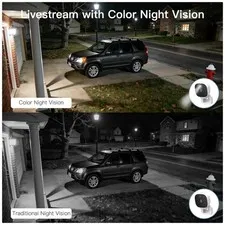 Outdoor Security Camera 2.5K Color Night Vision