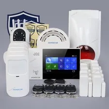 HOMSECUR Wireless WIFI 4G LCD Burglar Intruder Alarm System+4 Pet-Immune PIR