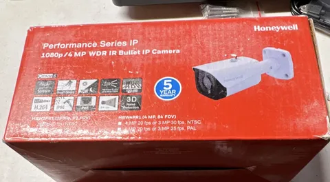 Honeywell HBW2PR1 WDR IR PoE IP Bullet Camera Outdoor/Indoor White