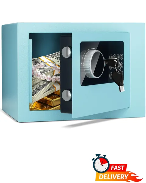 Digital Electronic Safe Box Steel Security Keypad Lock Cash Jewelry Storage Box