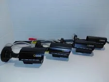 Lot Of 4 Q-SEE QD4801B Security Camera w/ Night Vision - Excellent Condition