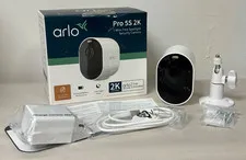 Arlo Pro 5S 2K Wire-Free Spotlight Security Camera (White)