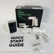 Wyze WYZECOP Battery Cam Pro Security Camera - White