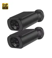 Solar WiFi Security Camera 2.5K AI Detection Color Night Vision
