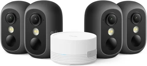 eufyCam C35 4-Cam Kit Wireless Indoor/Outdoor Color Night Vision Local Storage