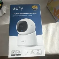 eufy Indoor Cam C220 2K 360° Pan & Tilt Wi-Fi Camera Local Storage Two-Way Audio