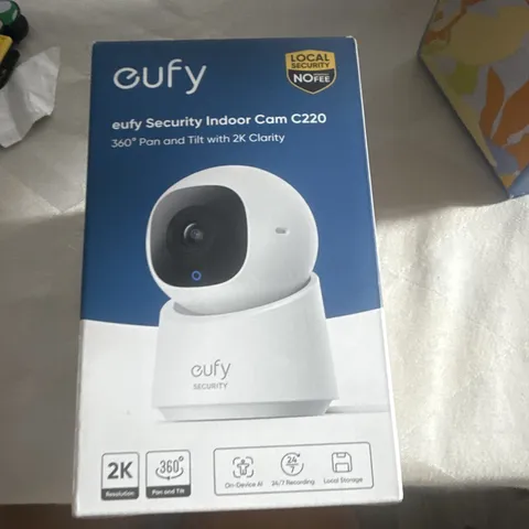 eufy Indoor Cam C220 2K 360° Pan & Tilt Wi-Fi Camera Local Storage Two-Way Audio
