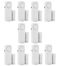 Wireless Door Window Alarm, 10 Pack, 90dB Magnetic Sensor Security