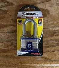 Brinks ProMax Security 2in 50mm Laminated Steel Keyed Padlock