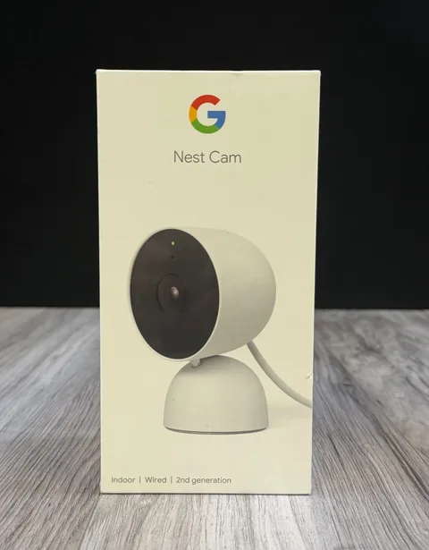 Google Nest Cam Indoor 2nd Gen Wired Security Camera Snow GA01998-US Sealed NEW