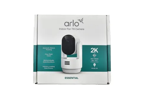 Arlo Indoor Pan Tilt Pet Camera 2K 360 Degree Pan 180 Tilt Plug-in (BRAND NEW)