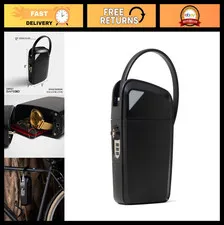 Compact Portable Lock Box Safe for Indoor/Outdoor Use - Key & Combination Access