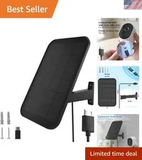 3.2W Solar Panel for Security Camera Compatible with Arlo Essential XL, Water...