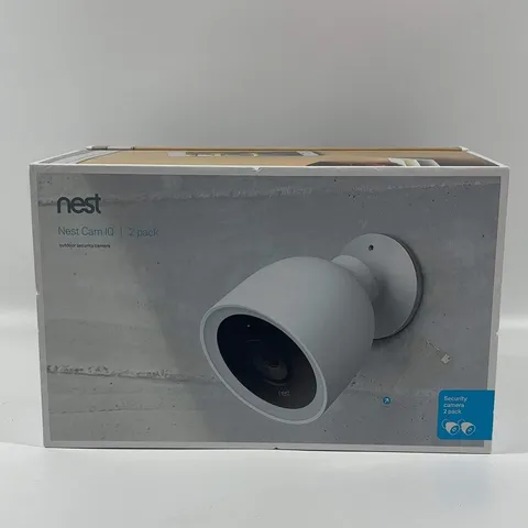 Nest Cam IQ 2 Pack Outdoor Security Camera