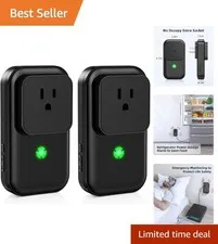 Adjustable 7-Siren Power Failure Alarm - 12-Hour Battery Life for Refrigerators