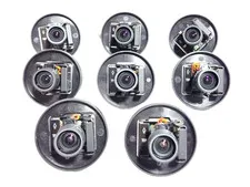 LOT OF 8 -DVTEL Fixed Dome Camera Day/Night PAL Variable Focus Lens Mixed