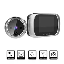 Digital Door Viewer Peephole Door  Doorbell 2.8-inch LCD Screen Night J0E2