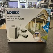 Lorex HD Wire-Free Security System 2 Cameras Wireless 1080p DVR 32GB