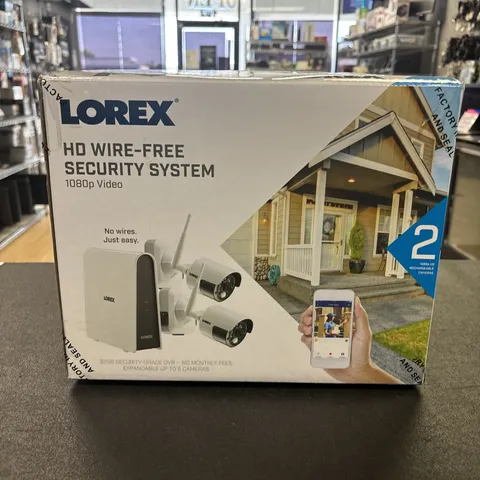Lorex HD Wire-Free Security System 2 Cameras Wireless 1080p DVR 32GB