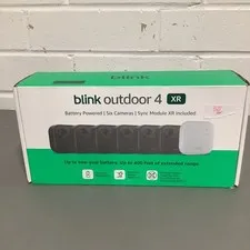 Blink Outdoor 4 XR Wireless Security Camera System 6-Camera Kit