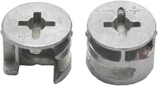 20 PCS Furniture Connecter Cam Lock Fittings 15mm x 12mm for Cabinet Drawer D