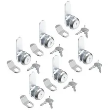 Jayseon 6 Pcs Mailbox Lock, 5/8" Cabinet Locks and Cam Locks for Toolbox Keye...
