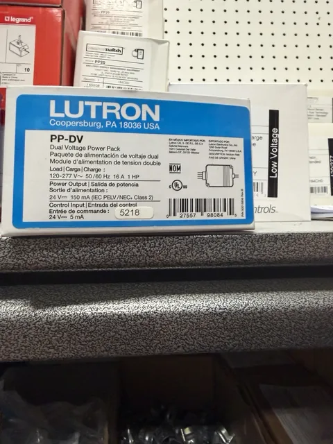 Lutron PP-DV Dual Voltage Power Pack 50/60Hz 120-277V