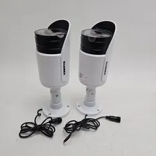 Lorex LWU3620-C 720p Wireless Security Cameras Pair USED SEE PHOTOS