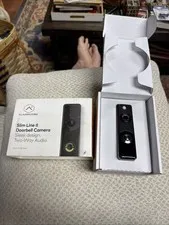 Alarm.com Slim Line II Doorbell Camera ADC-VDB106X - NEW Open Box