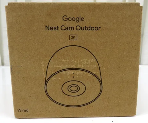 Google Nest Cam Outdoor Wired 2nd Gen Snow GA10919-US