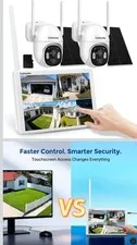 10CH WiFi Security Camera System 64GB No Monthly Fees