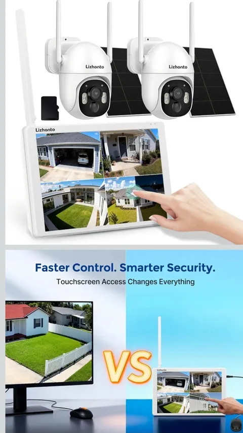 10CH WiFi Security Camera System 64GB No Monthly Fees