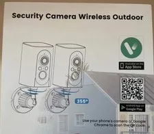 New wireless outdoor security camera. It has 2K image, night vision, two-way