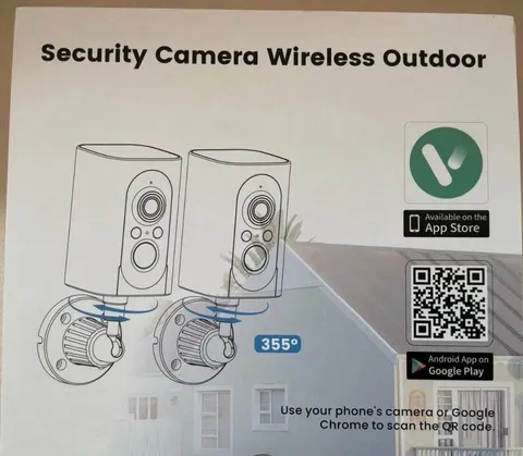New wireless outdoor security camera. It has 2K image, night vision, two-way