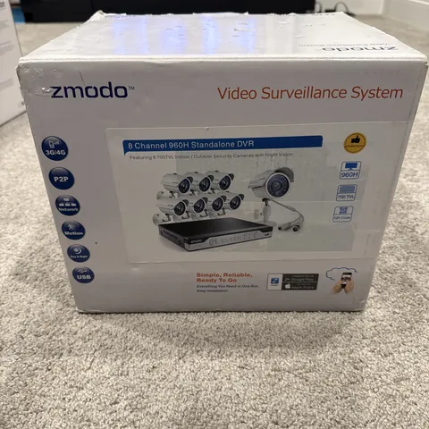 Zmodo 8 Channel 960H Standalone DVR Video Surveillance System Read Description