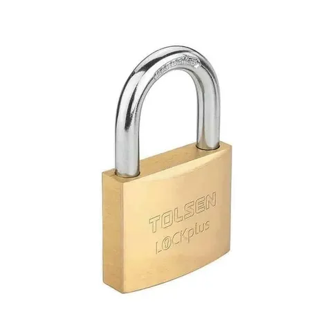 Tolsen Heavy Duty Brass Padlock 50mm with 3 Keys Double Bolted - 551155