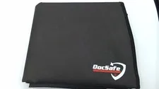 DocSafe Large Fireproof Waterproof Document Bag, 2 Pockets, Zipper, Black