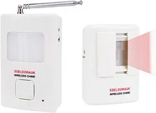 Dog Barking Alarm Motion Detector,Pir Wireless Human Body Walking Sensor Doorbel
