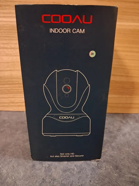 COOAU Wireless Indoor Camera Baby Monitor 1536P Pet Cam Cloud Service Alexa-New!