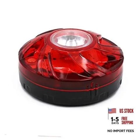 Tumecos Emergency Flare Alert LED Flare Beacon Auto Roadside Safety Red 1