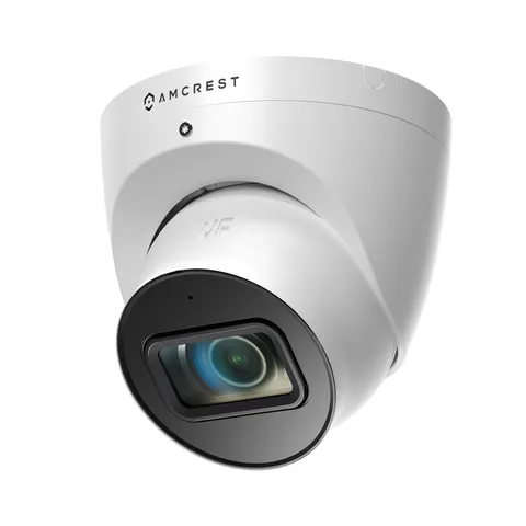 Analog 4K Outdoor Security Camera, Turret 8MP @15fps CCTV-Coax-BNC, 65ft Nigh...
