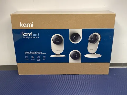 Kami mini Indoor Security Cameras Family Pack 4 in 1 Face detection 1080p Sealed