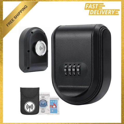 Magnetic Key Holder Box Combination Lock Waterproof Outdoor Indoor Car Security