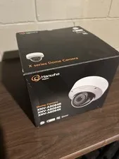 Hanwha Vision XNV-A9084R 8MP AI IR Outdoor Vandal Dome IP Camera Wisenet 9 PoE
