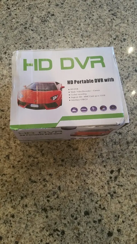 Portable DVR 2.5" Full HD 1080P Car Vehicle Cam with mounting arm & car charger