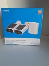aosu SolarCam System P1 SE 2K Outdoor Wi-Fi Night Vision 2-Camera Kit