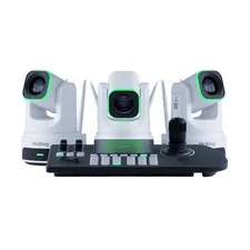 BirdDog 3 x X4 Ultra PTZ Cameras & KBD PTZ Controller Combo (White)