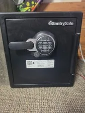 SentrySafe SFW123GTC Fire/Water Resistant Safe Digital Lock Key Black 60 Min